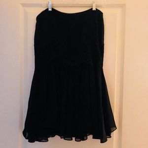 Vintage Black tea length skirt